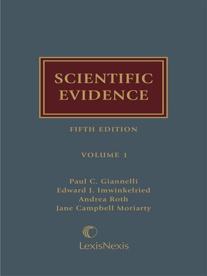 cover image of Scientific Evidence